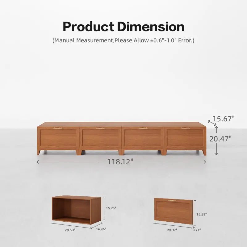 4 - Cube TV & Media Console Collection - Cozy Nest