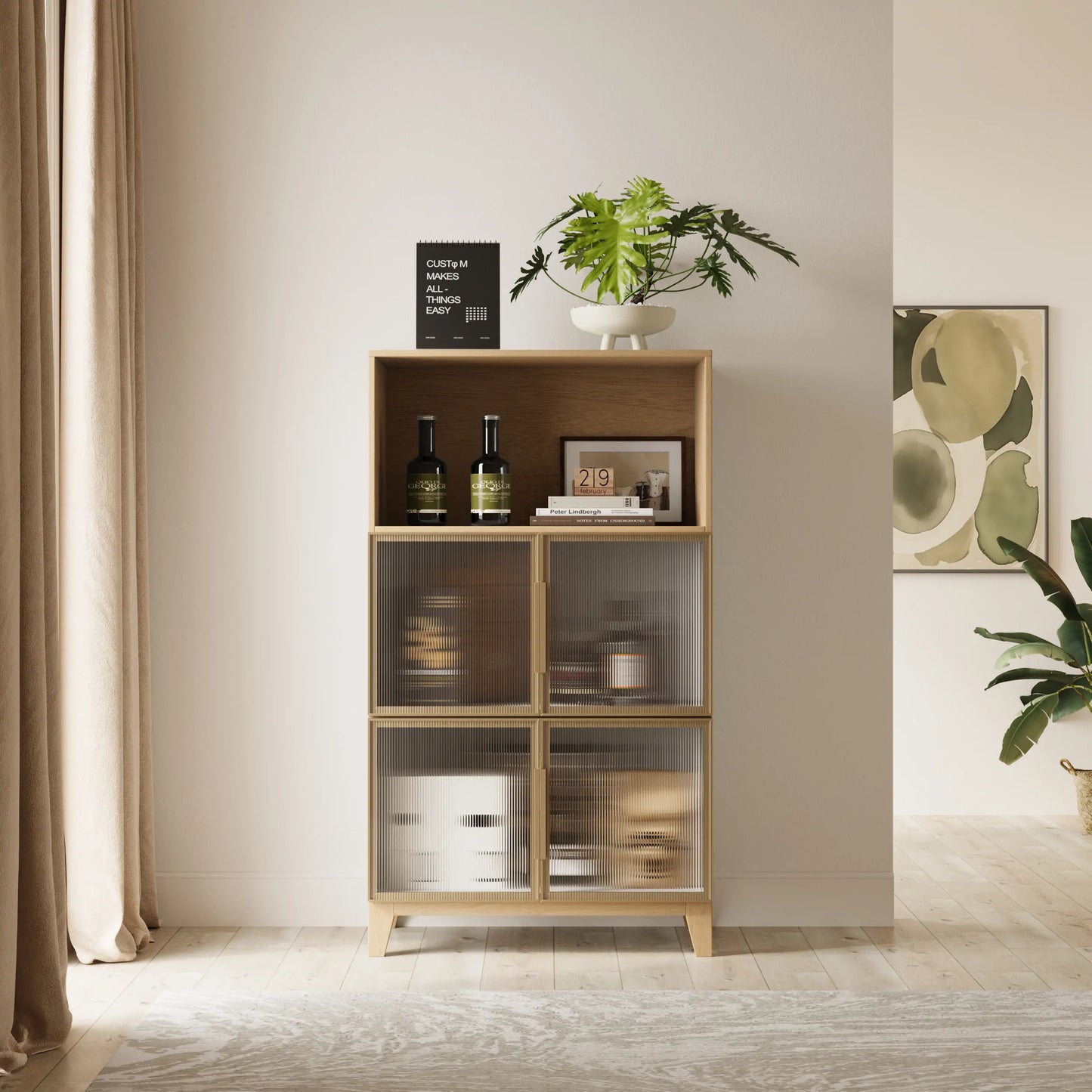 3 - Cube Classic Hallway Storage | 29.53"L*44.88"H - Cozy Nest