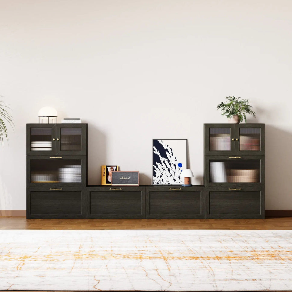 8-Cube U-Shaped TV & Media Console | 118.12"L x 15.66"W x 47.25"HCombination 2