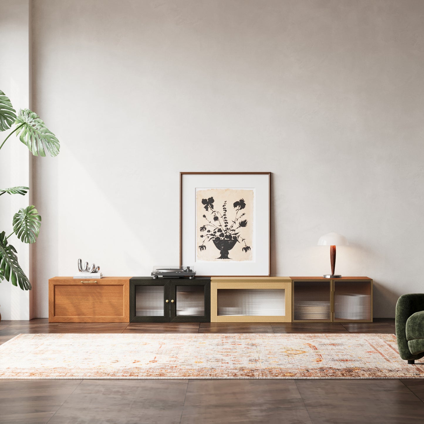 Multiple Styles 4 - Cube Wide TV Console - Cozy Nest