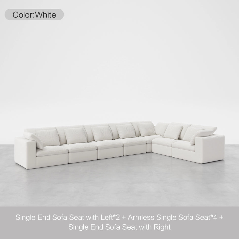 7-Seater Sofa Extended L-Shape