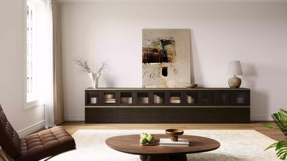 1.Modern 10-Cube Double-Row sideboard | 147.64"L*29.92"H