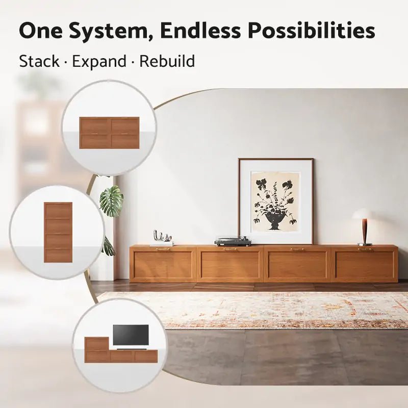 4 - Cube TV & Media Console Collection - Cozy Nest
