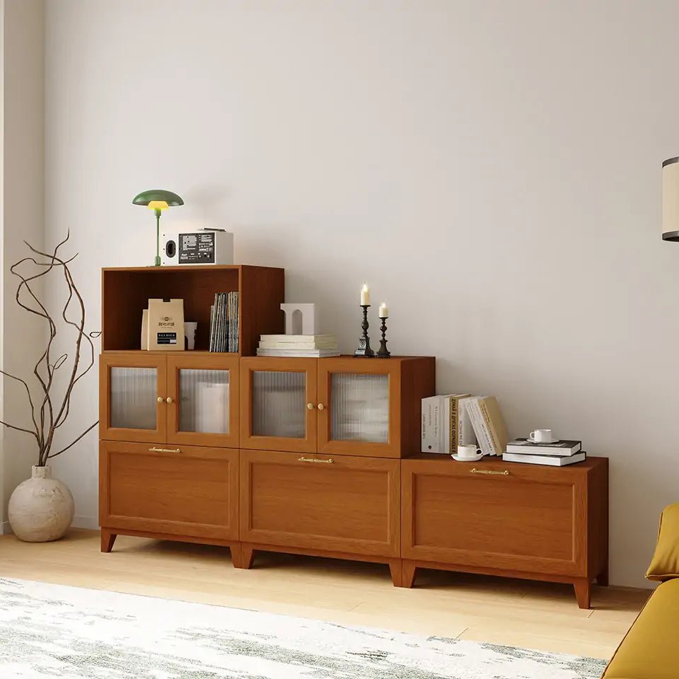 6 - Cube Stair - Step Bookshelf/Side Cabinet | 59.06"L x 15.66"W x 51.97"H - Cozy Nest