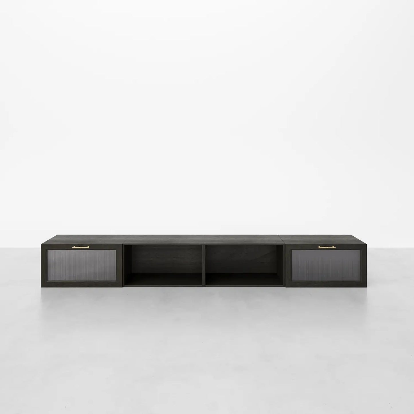 Nordic 4 - Cube Wide Media Console | 118.12"L x 15.66"W x 15.75"H - Cozy Nest