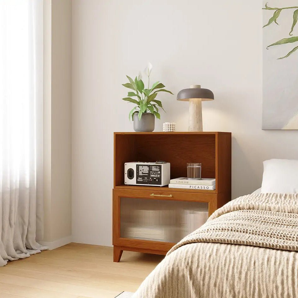 Classic 2 - Cube Nightstand With Legs | 29.53"L x 15.66"W x 36.22"H - Cozy Nest