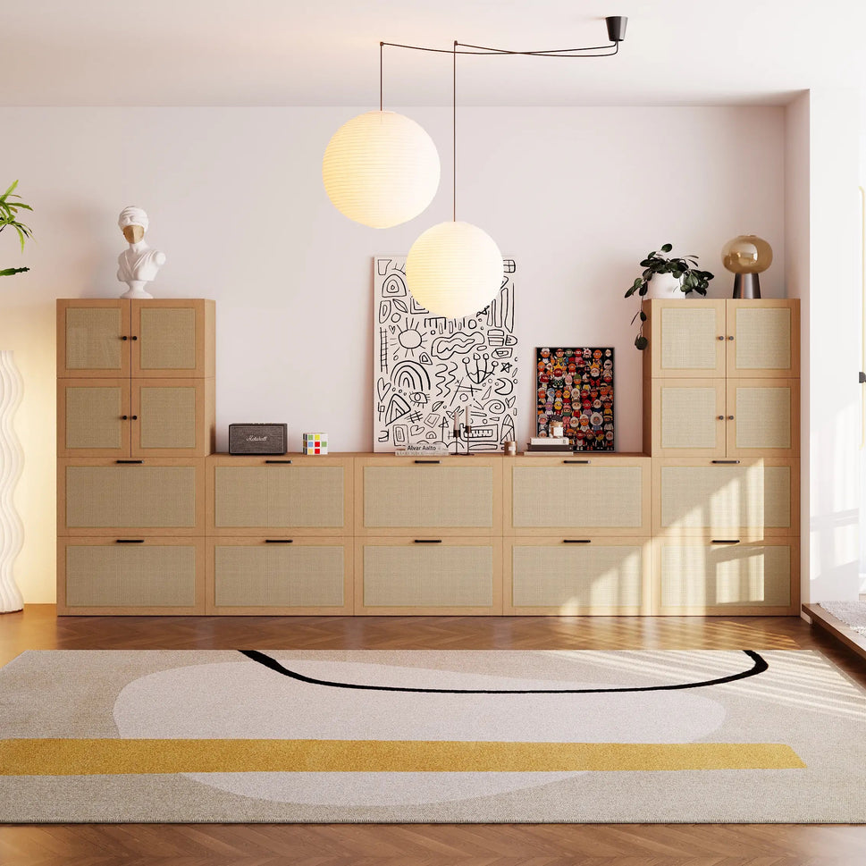 14-Cube U-Shaped TV & Media Console | 147.65"L x 15.66"W x 63"HCombination 6