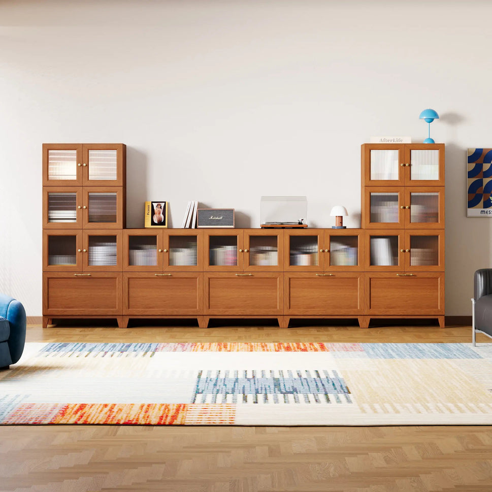 14-Cube U-Shaped Media Console With Legs | 147.65"L x 15.66"W x 67.72"HCombination 2