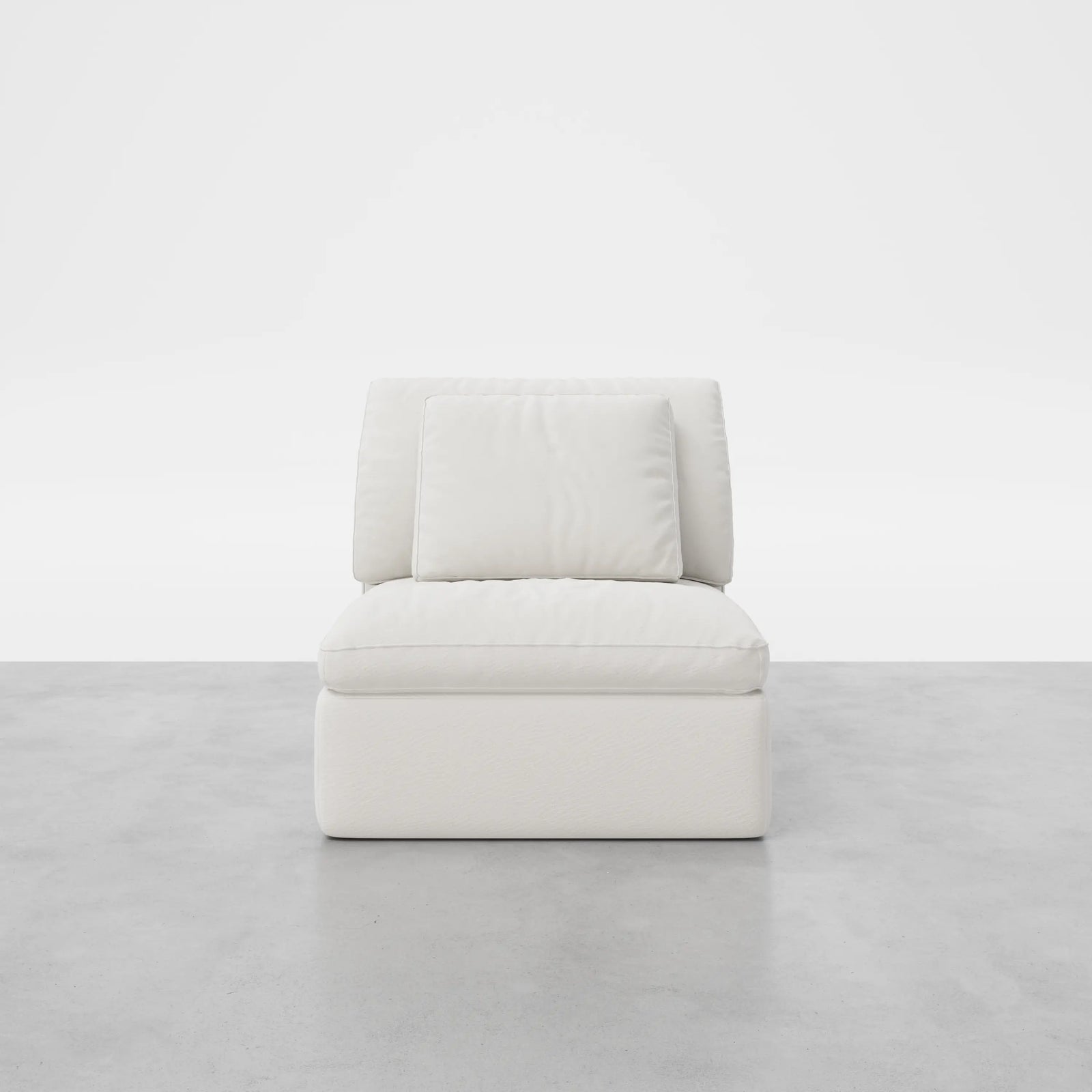 Armless Single Sofa Seat