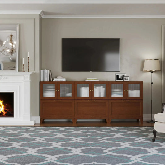 TV Storage in One Modular Media Units for Modern Living