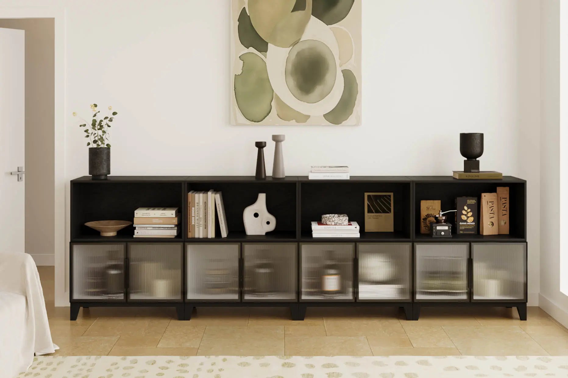8 black modern minimalist modular sideboards from cozy nest.