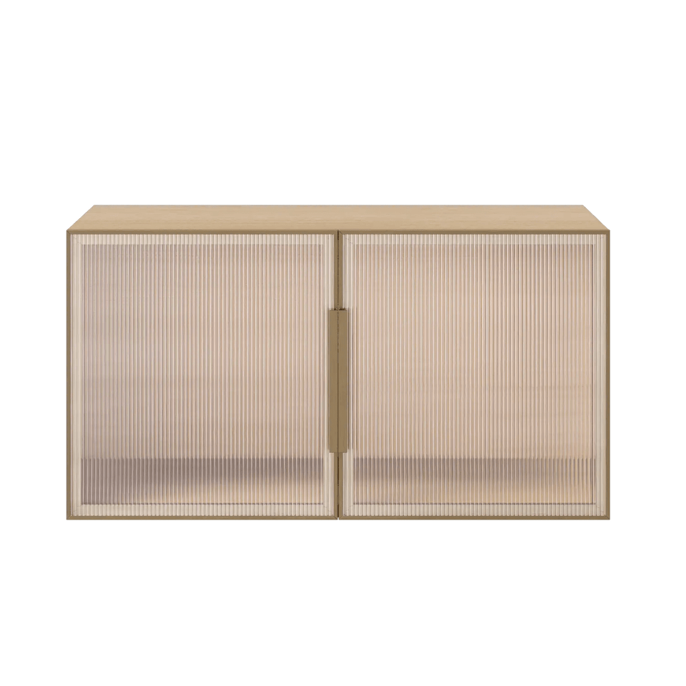 Modular Cabinet DIY CombinationNatural Wood / Minimalist（Golden ）