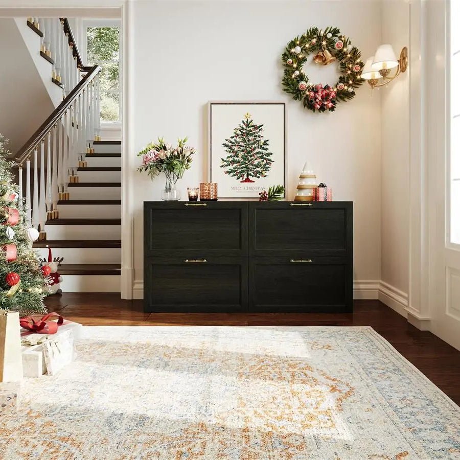 4-Cube 2×2 Sideboard | 59.06"L x 15.67"W x 31.5"H