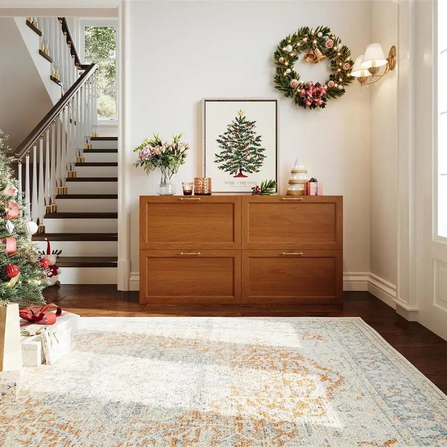 4 - Cube 2×2 Sideboard | 59.06"L x 15.67"W x 31.5"H - Cozy Nest