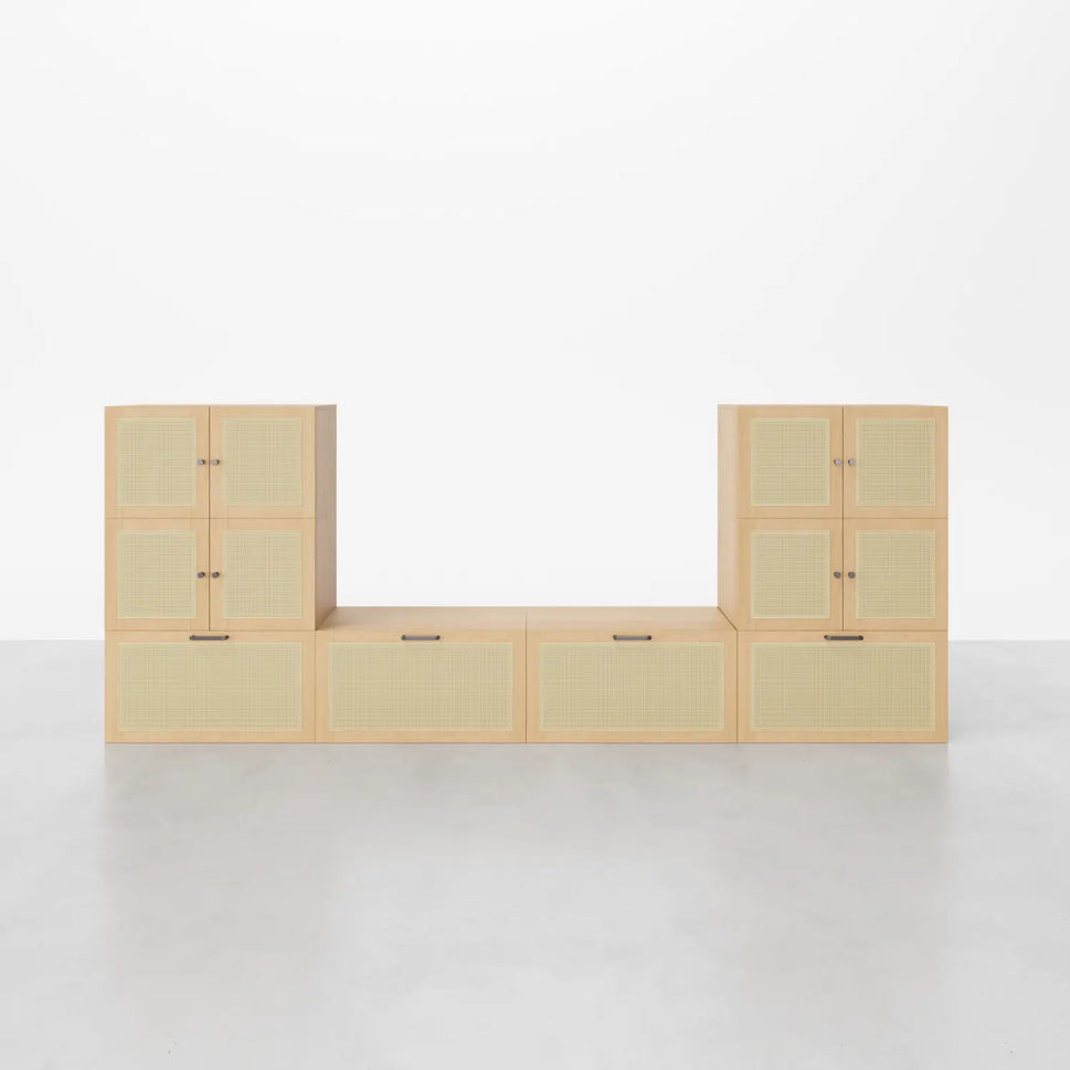 8 Cube Corner-Fit U-Shaped Console | 118.12"L x 15.66"W x 47.25"HCombination 2