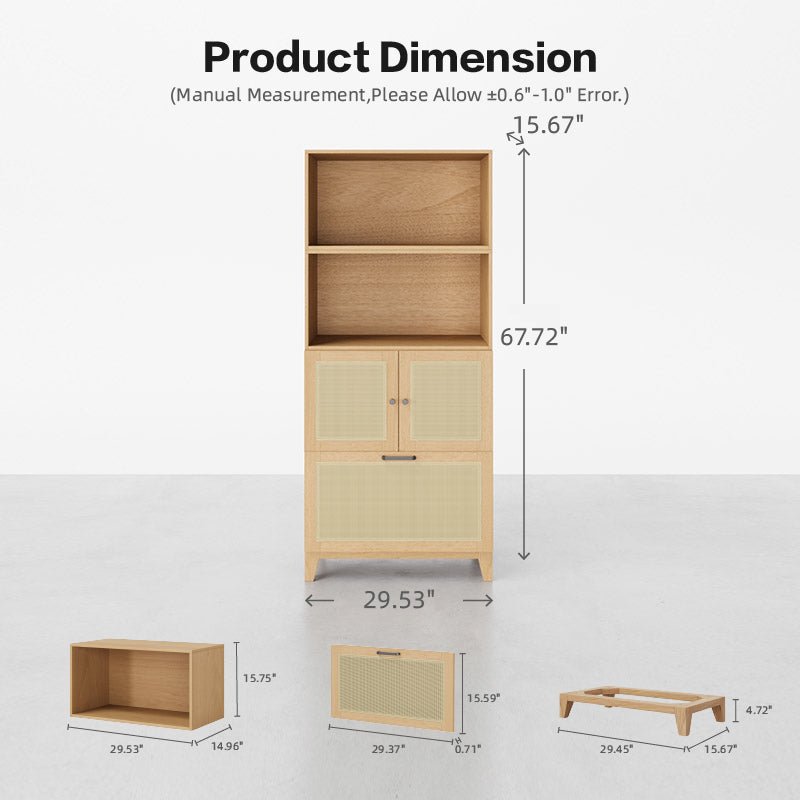 4 - Cube Vertical Bookshelf Collection - Cozy Nest