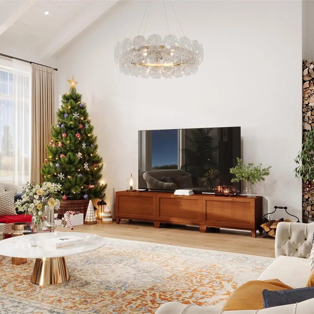 3 - Cube 1×3 TV & Media Console with Legs | 88.59