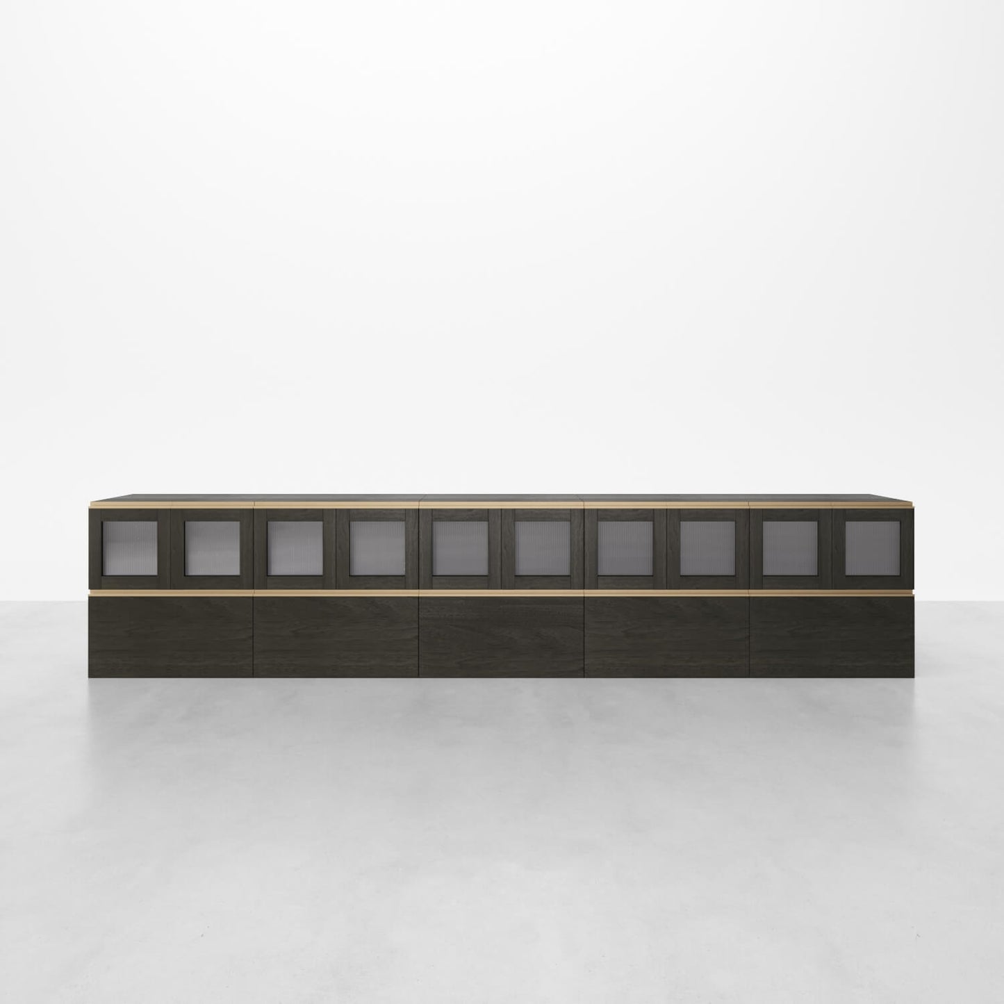 Modern 10 - Cube Double - Row sideboard | 147.64"L*29.92"H - Cozy Nest