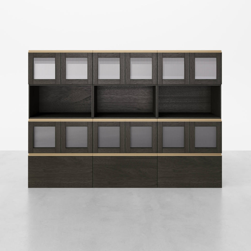 12-Cube Modern Storage Cabinet | 88.58"L*59.84"H