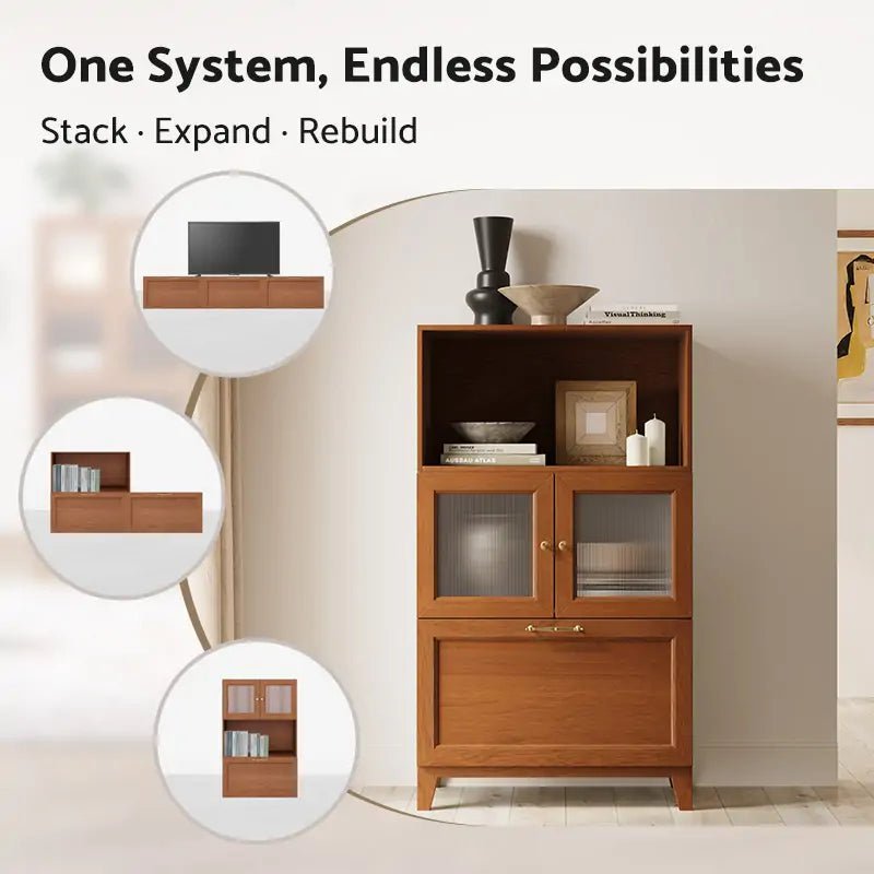 3 - Cube Vertical Bookshelf Collection - Cozy Nest