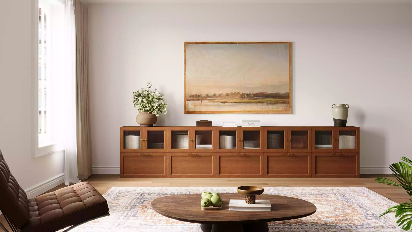 Classic 10 - Cube Double - Row sideboard | 147.64"L*29.92"H - Cozy Nest