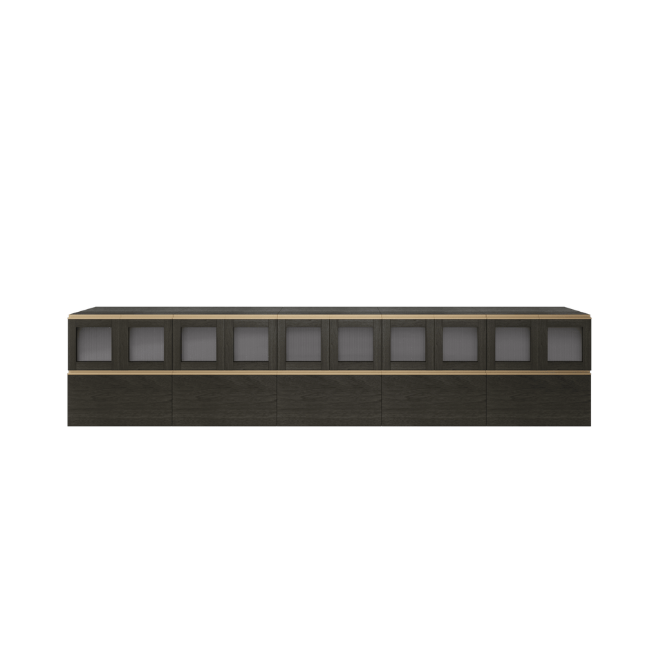 Modern 10-Cube Double-Row sideboard | 147.64"L*29.92"H