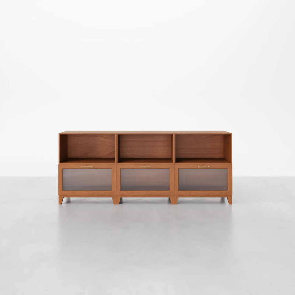 6 Cube Double-Row Media Console | 88.59"L x 15.66"W x 36.22"HCombination 2