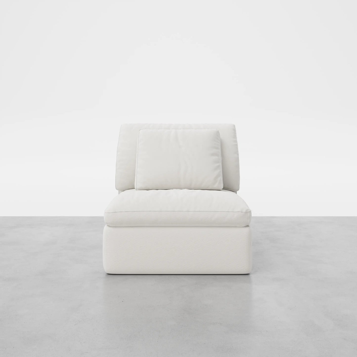 Armless Single Sofa Seat - Cozy Nest