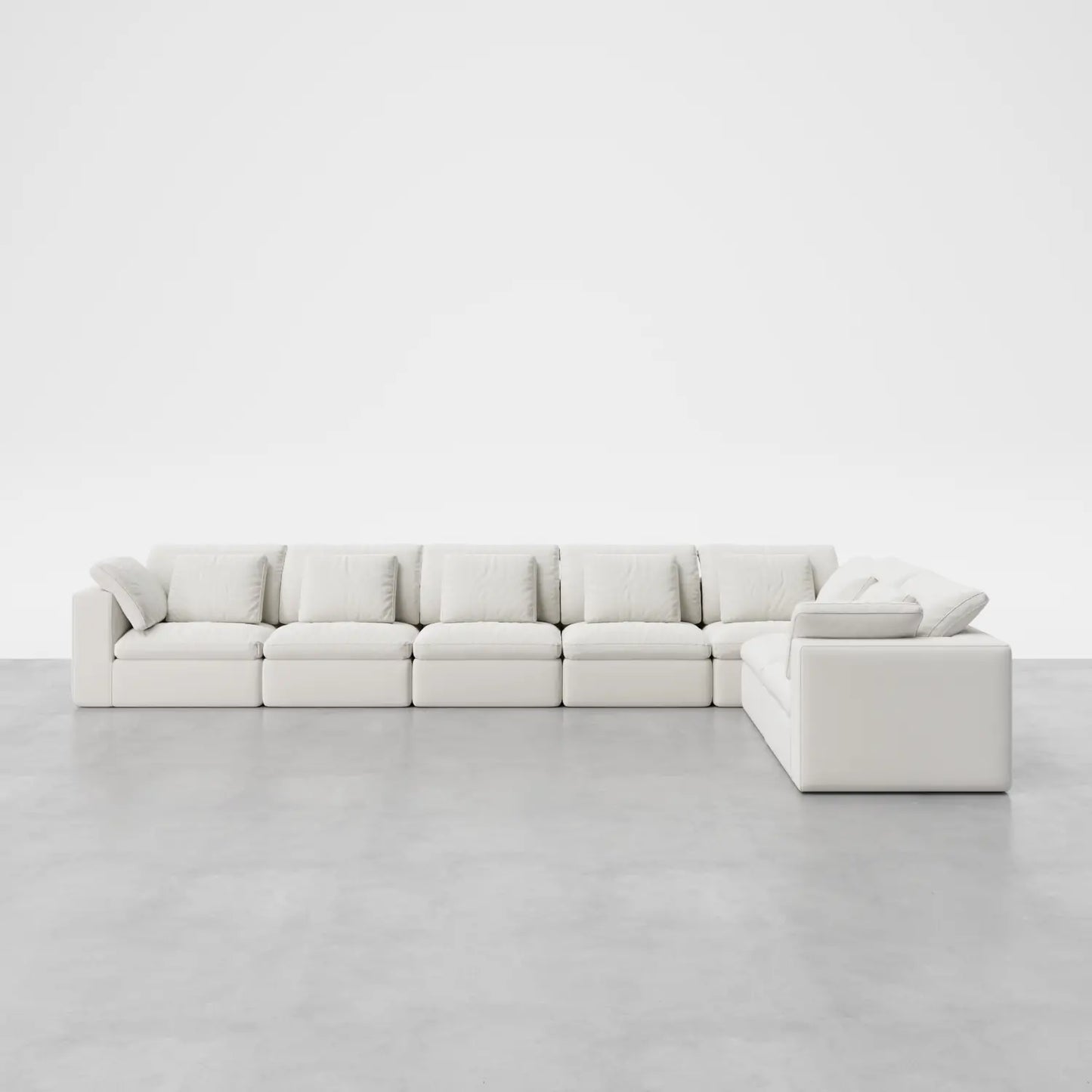 7 - Seater Sofa Extended L - Shape - Cozy Nest