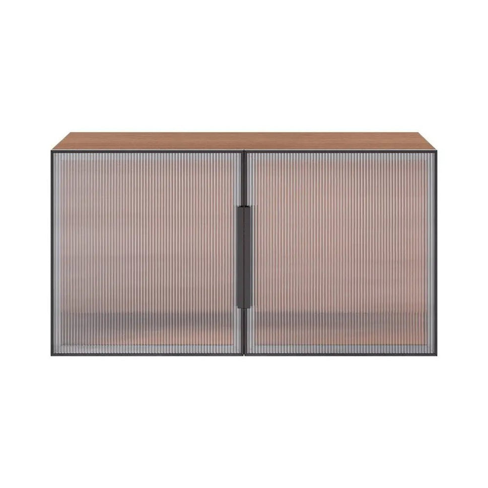 Modular Cabinet DIY CombinationWalnut / Minimalist（Black ）